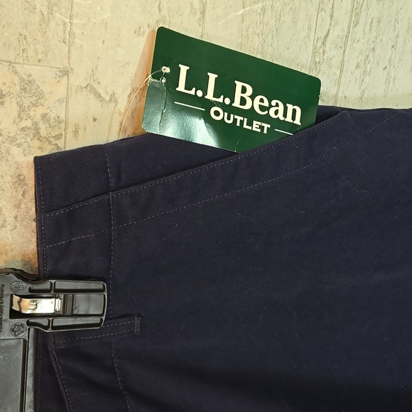 NWT L.L. Bean Chino Classic Pants Size 14 Womans - Picture 3 of 7